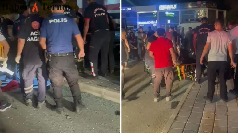 Afyonkarahisar Maliye Kavşağı'nda Çifte Kaza: Araç Vagon Kafe'nin Altına Girdi