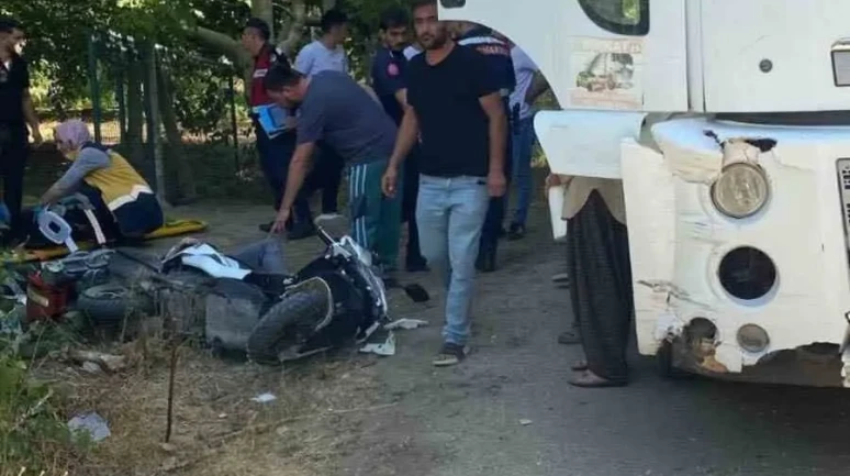 Bursa İnegöl'de Tarık Bali motosiklet kazasında hayatını kaybetti