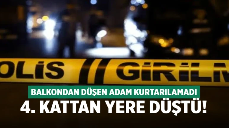 Denizli'de Trajik Kaza: 4. Kattan Düşen Murat Çetin Yaşamını Yitirdi!