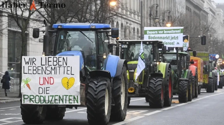 Berlin’de Çiftçi İsyanı: "Artık Bıktık!" Diyen Binlerce Üretici Sokaklara Döküldü!
